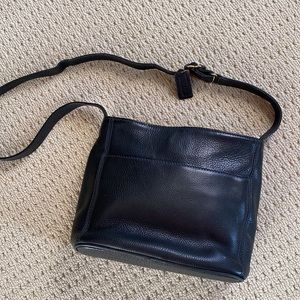 Vintage Coach black leather Sonoma Crossbody Bag 4924